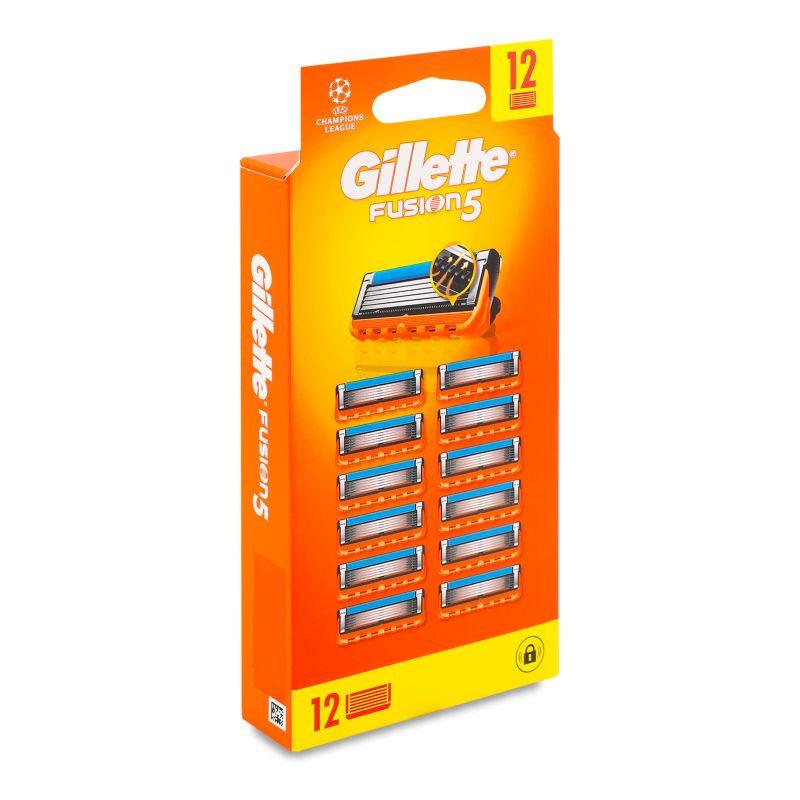 Картридж Фьюжин5 12шт Джилет