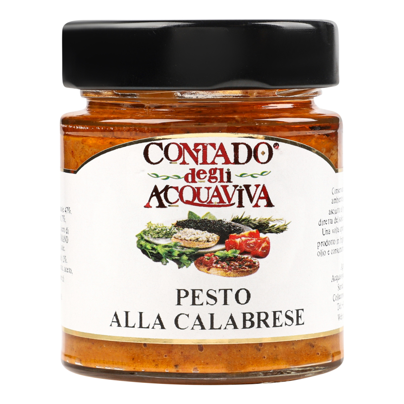 Соус песто Alla calabrese Contado degli Acquaviva с/б