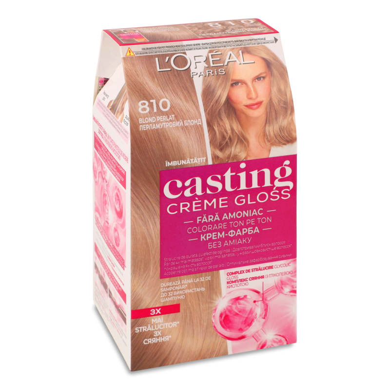 Фарба д/волосся Casting creme gloss 810 перламутровий русявий L’Oreal