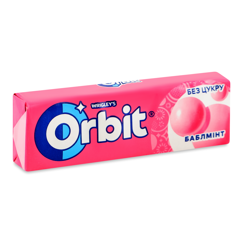 Гумка жувальна Баблмінт 14г Orbit
