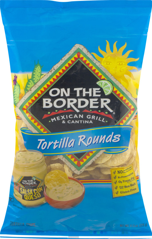 On The Border Tortilla Chips Tortilla Rounds On The Border(781138713115