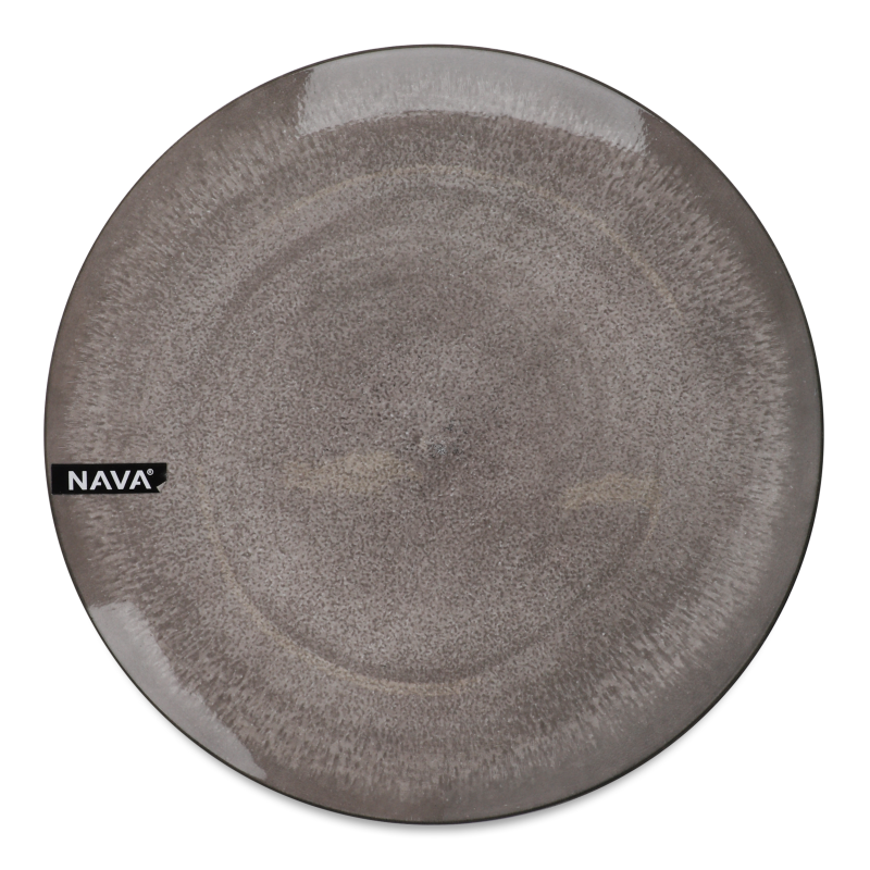 Тарілка обідня Alexandra сіра порцеляна 27см Nava