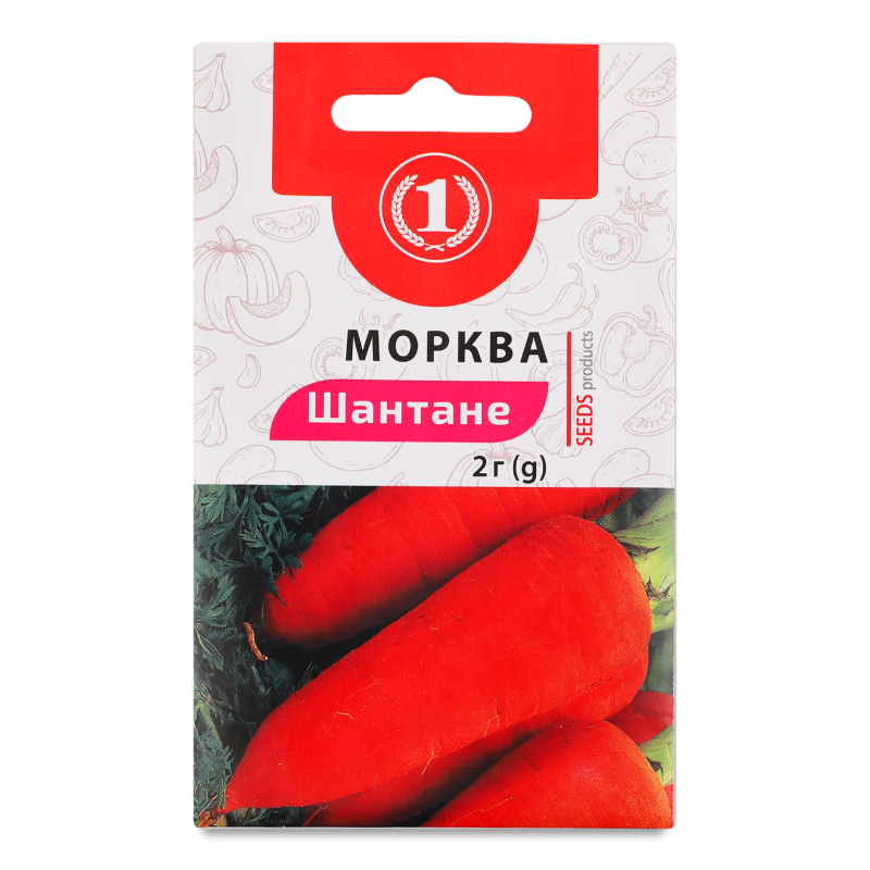 Насіння Морква Шантане 2г ТМ “1”