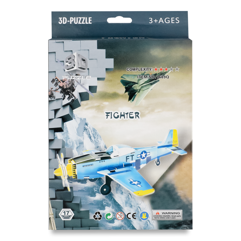 Пазл 3D 17*11см в асортименті 2903ATG034