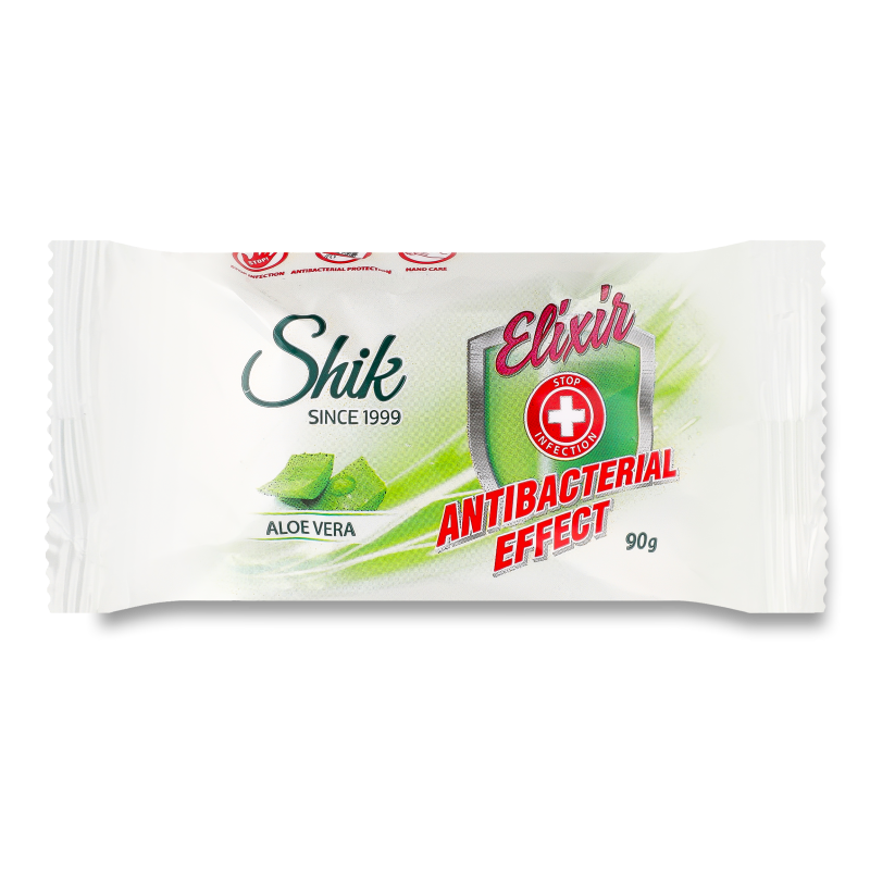 Мило Еліксір Антибактерільний ефект Алое вера 90г Шик
