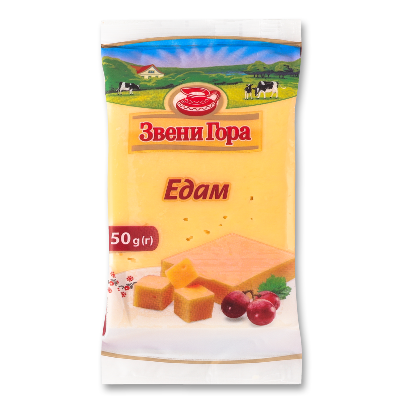 Сир Едам 50% 150г Звени Гора