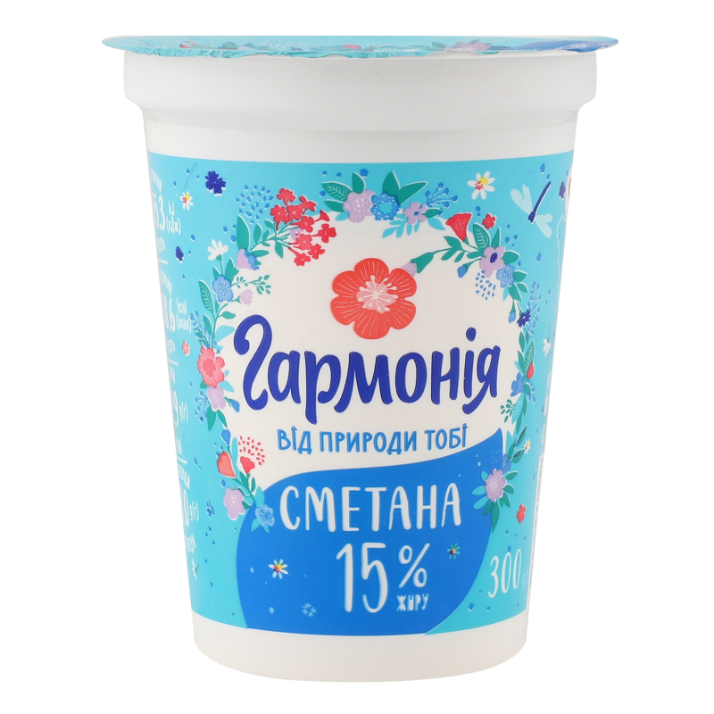 Сметана 15% Гармонія ст