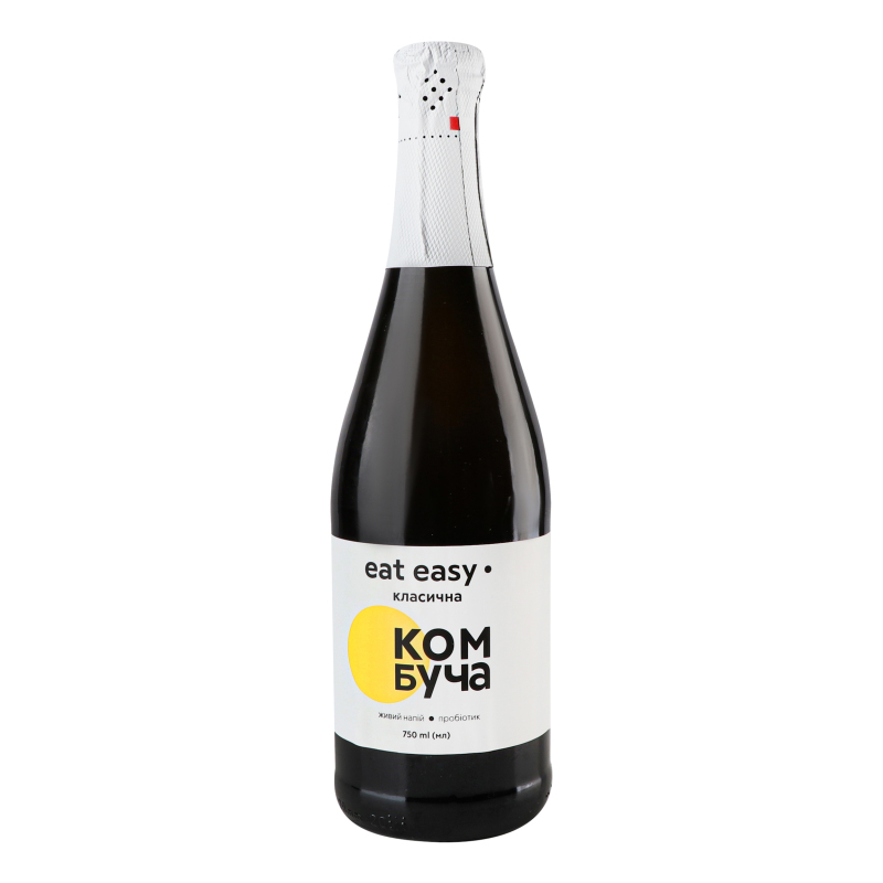 Напій безалкогольний слабогазований Класична Комбуча Eat Easy с/пл