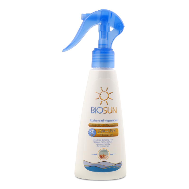 Лосьон-спрей сонцезахисний БіоСан SPF30 150мл Біотон