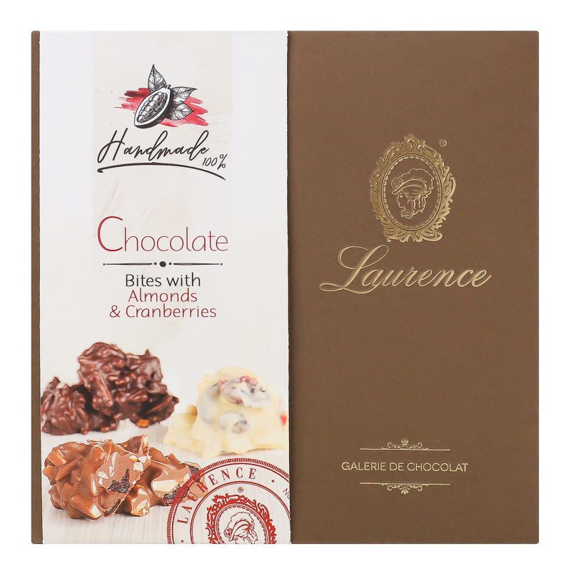 メルコさま専用 Конфеты в шоколаде с миндалем и клюквой Laurence к/у 140г Laurence