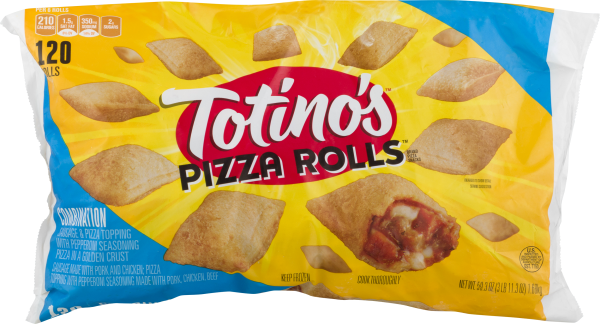 Pizza rolls combination calories