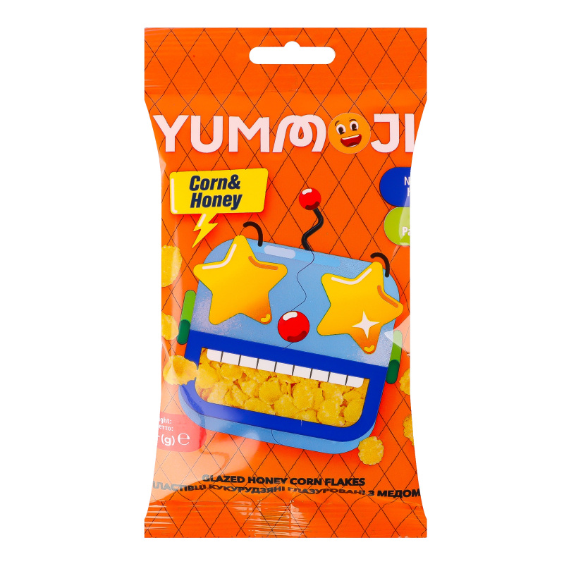 Пластівці кукурудзяні глазуровані з медом Yummoji м/у
