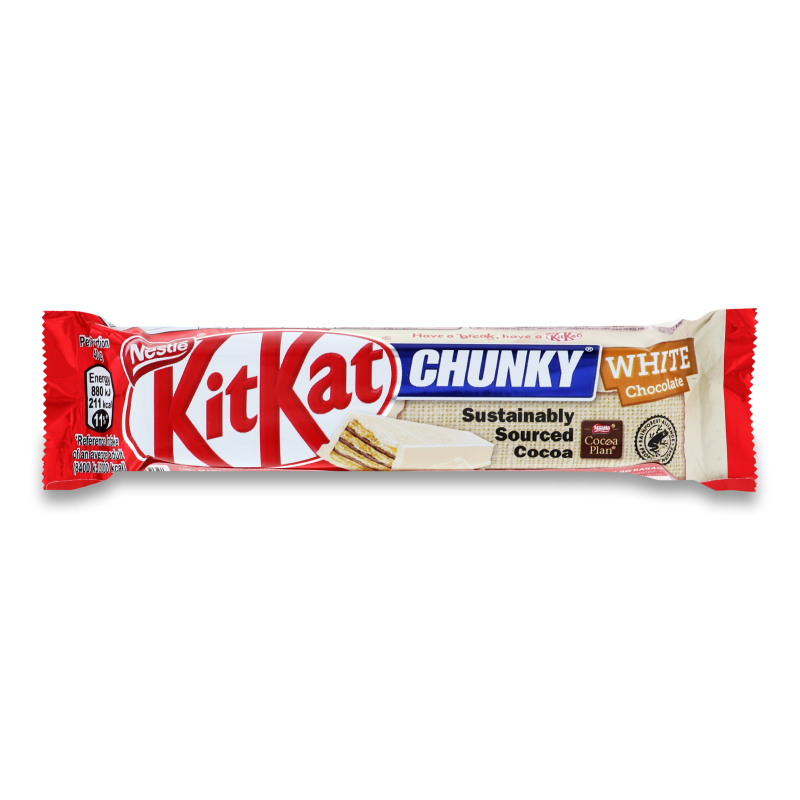 Вафлі Чанкі в білому шоколаді 40г Кіт Кат