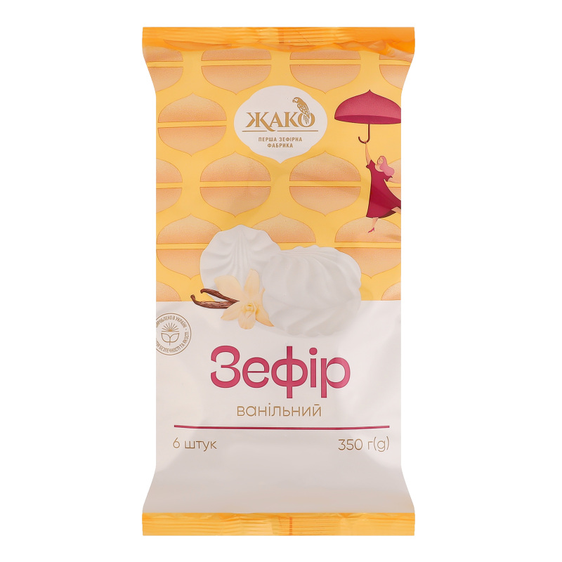 参考ページ　082403 Зефір Ванільний Жако м/у 350г Жако(4820078262546): придбати в