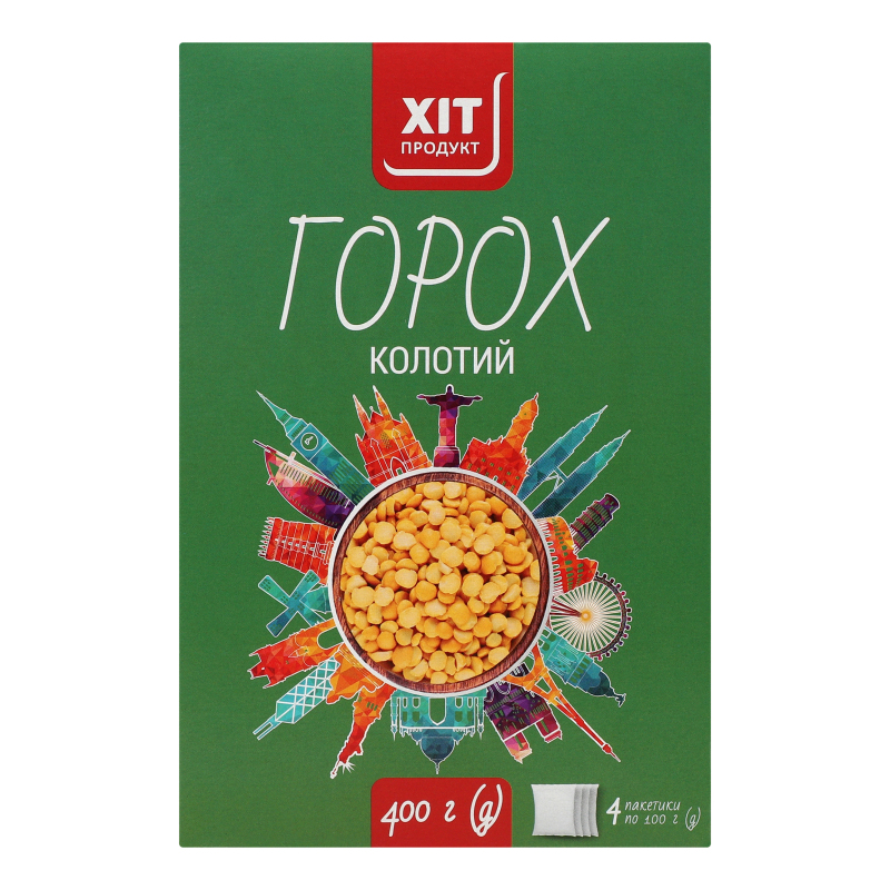 Горох колотий Хіт продукт к/у 4х