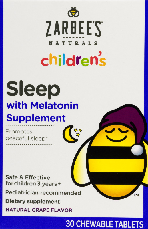 Zarbee's Naturals Children's Sleep With Melatonin Supplement 30 CT