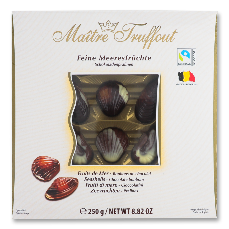 Цукерки Праліне Морські мушлі 250г Метр Трюффо