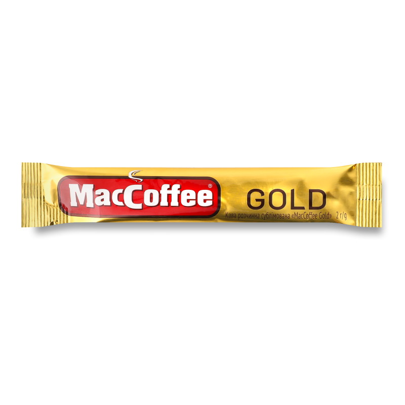 Кава Gold розчинна сублімована 2г стік MacCoffee