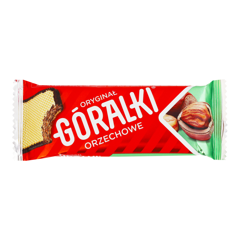 Вафлі хрусткі в какао-покритті з горіхово-кремовою начинкою Goralki м/у