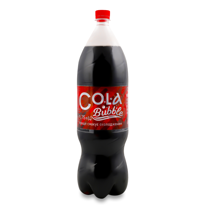 Напій безалкогольний сильногазований 1,75л пет Cola Bubble