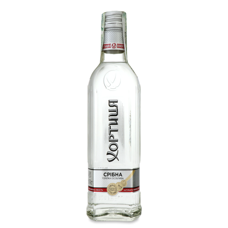 Горілка Нова Срібна прохолода 40% 0,5л штоф Хортиця