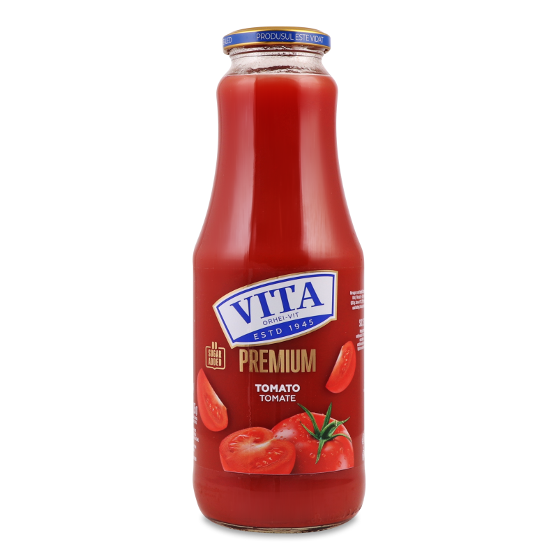 Сік томатний прямий віджим 1л скло Віта