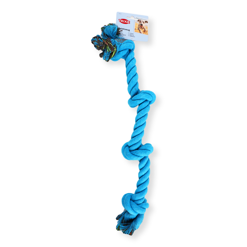 Іграшка д/собак Ігровий канат з двома вузлами 54см 360г Тріксі