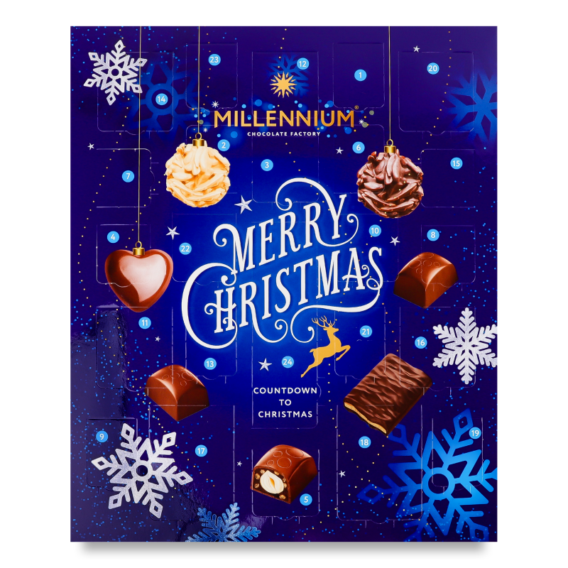 Цукерки Merry Christmas 230г Millennium