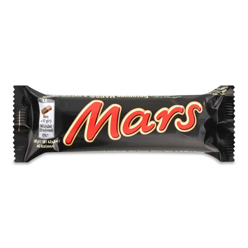 Батончик шоколадний 51г Mars