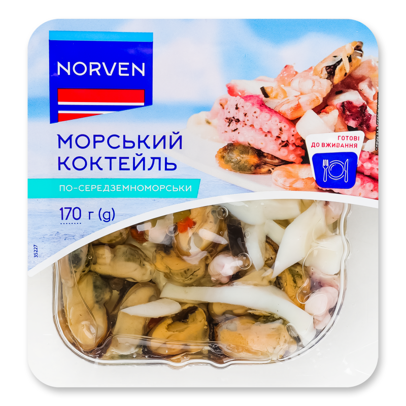 Коктейль морський По-Середземноморськи  170г Норвен