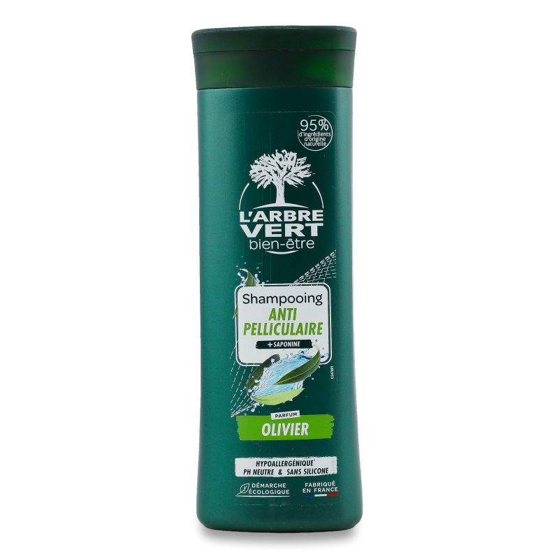 Шампунь Проти лупи з олією оливи та сапоніном д/чоловіків 250мл Лярбре верт