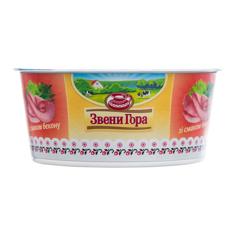 Сыр-Крем звенигора бекон 70% 175г (4820009352063)