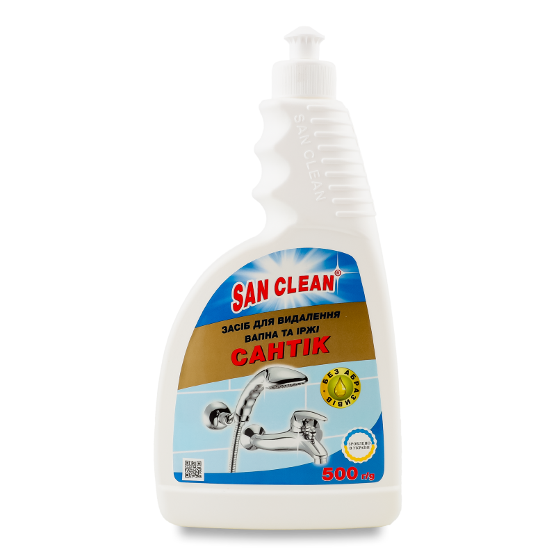 Засіб д/видалення вапна та іржі 500мл Сан Клін