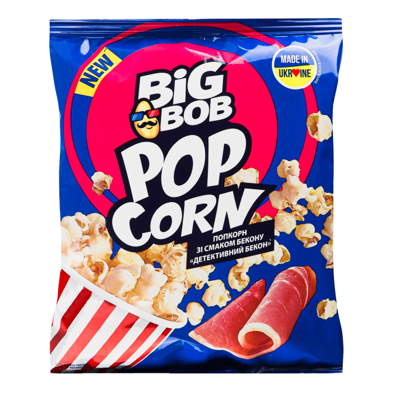 Попкорн зі смаком бекону Детективний бекон Big Bob м/у