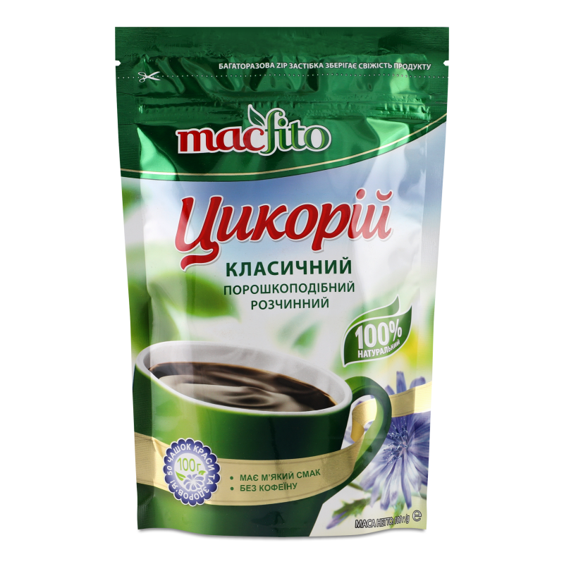 Цикорій Класичний розчинний 100г Macfito
