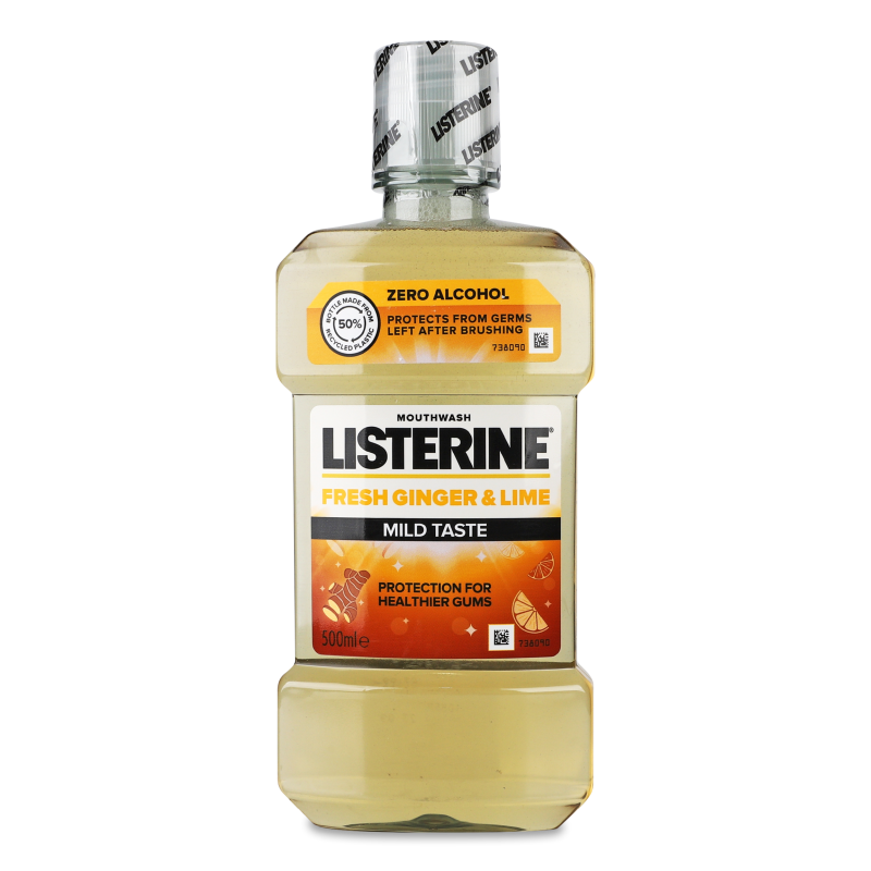 Ополіскувач д/ротової порожнини Свіжість імбиру та лайму 500мл Лістерін