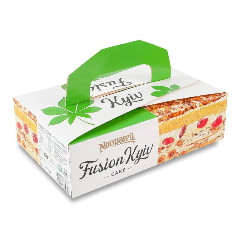 Торт Київський Ф’южн з журавлиною 300г коробка Nonpareil