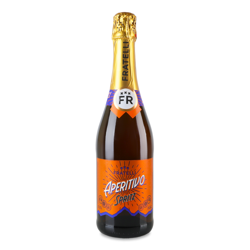 Напій винний Aperitivo Spritz н/солодкий газований 6-6,9% 0,75 л Fratelli