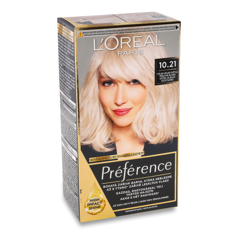 Фарба д/волосся Preference 10.21 Стокгольм світло-світло русявий перламутровий L’Oreal