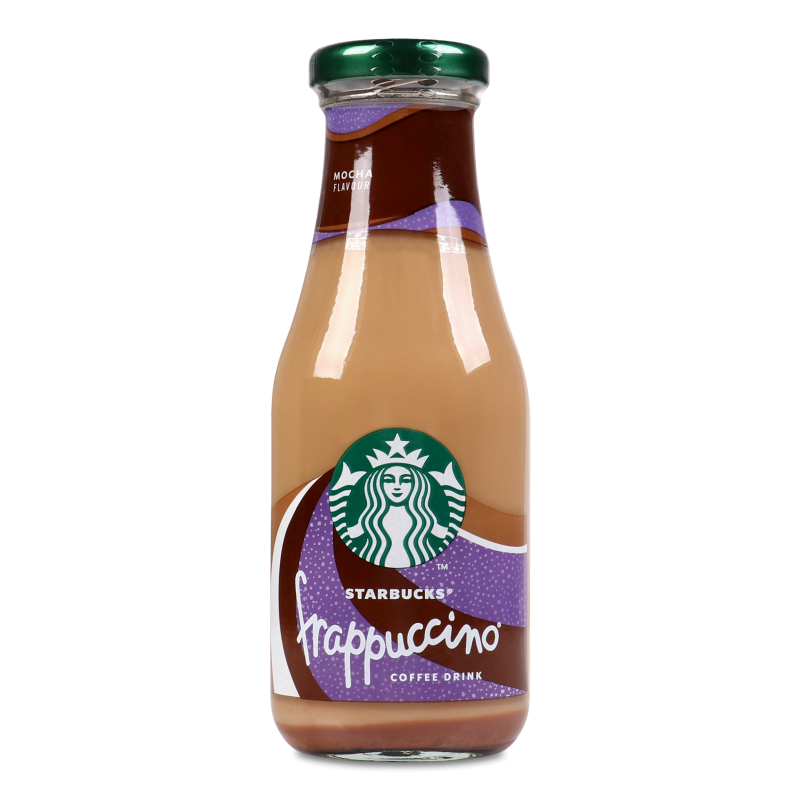 Напій молочний з кавою та какао Фрапучино Мокка 250мл скло Старбакс