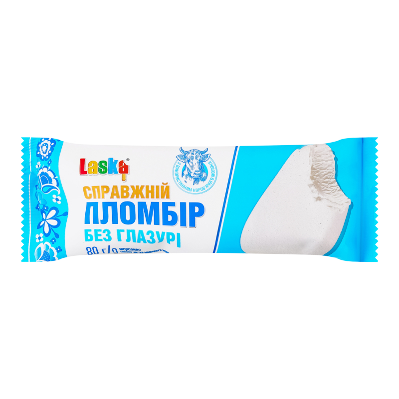 Морозиво 15% Справжній пломбір Laska м/у