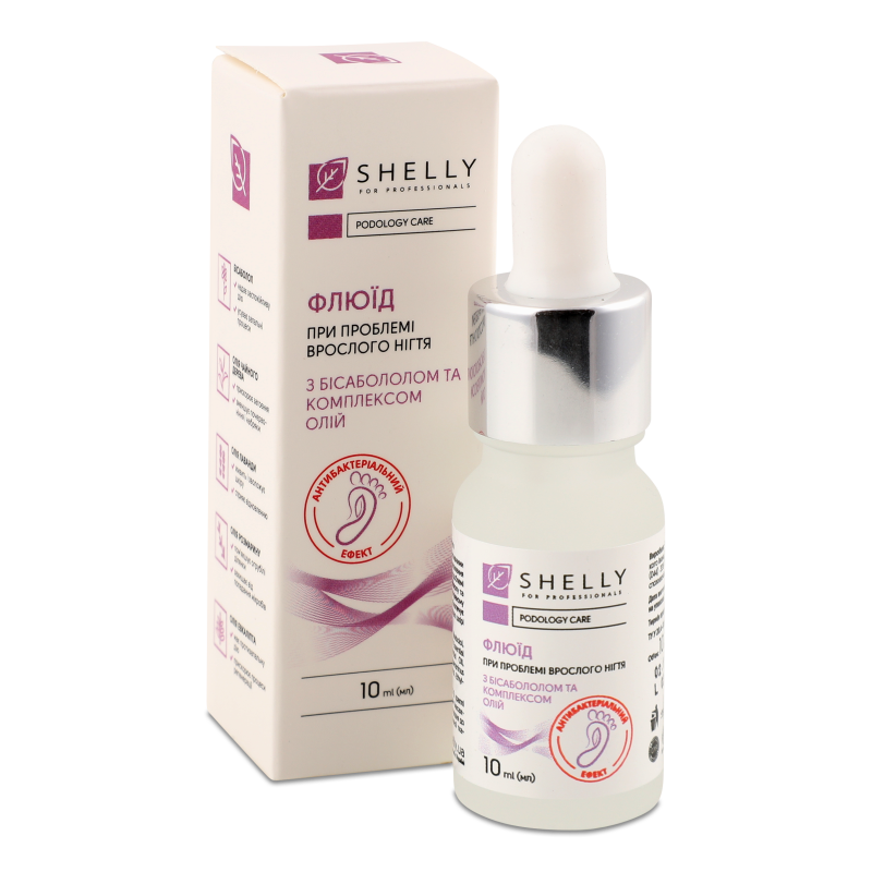Флюїд при проблемі врослого нігтя з антибактеріальним ефектом 10мл Шелі