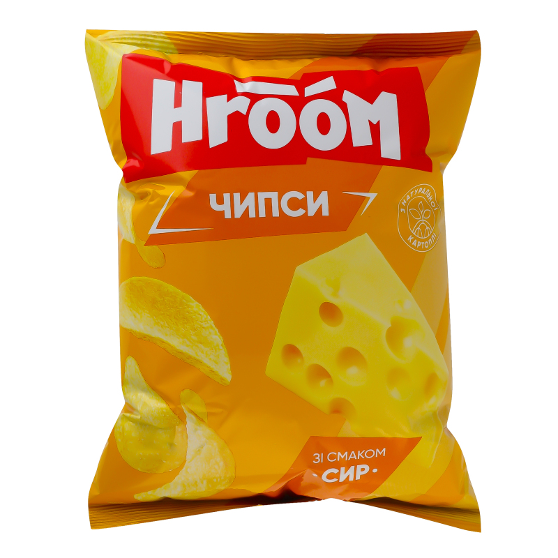 Чипсы картофельные Сыр Hroom м/у 110г Hroom(14820274151139): купить в ...