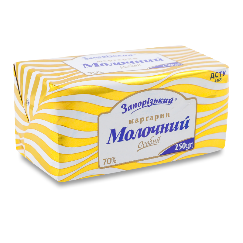Маргарин Молочний 70% 250г Запорізький