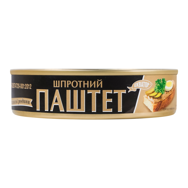 Паштет шпротний Екватор з/б