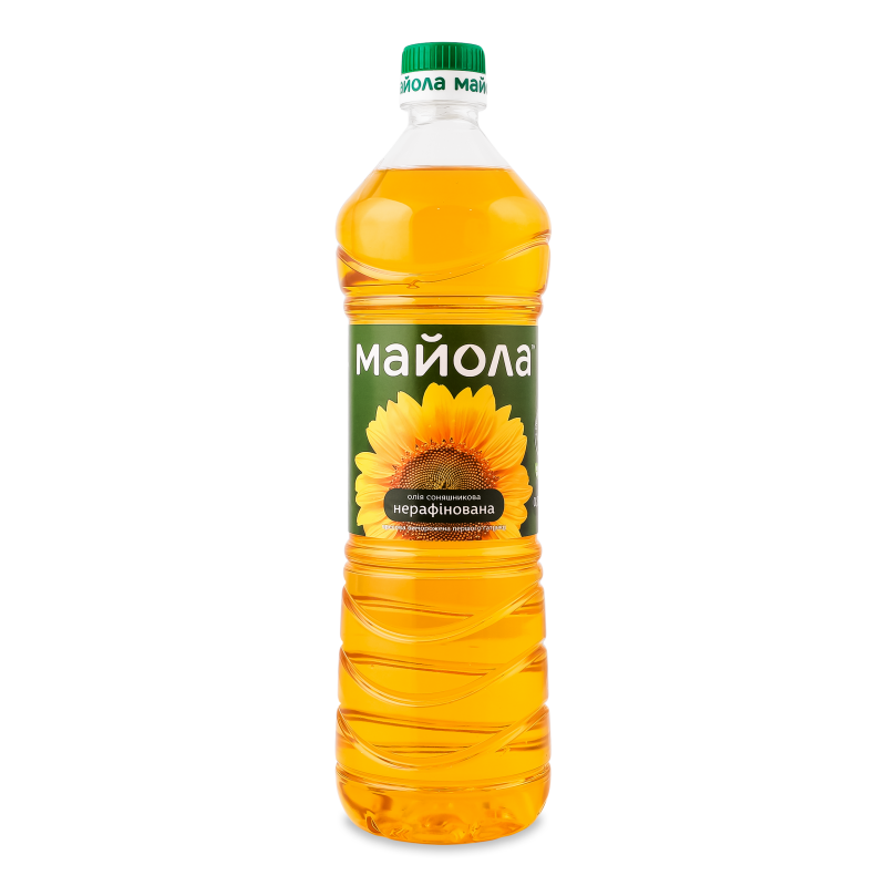 Олія соняшникова нерафінована 0,85л Майола