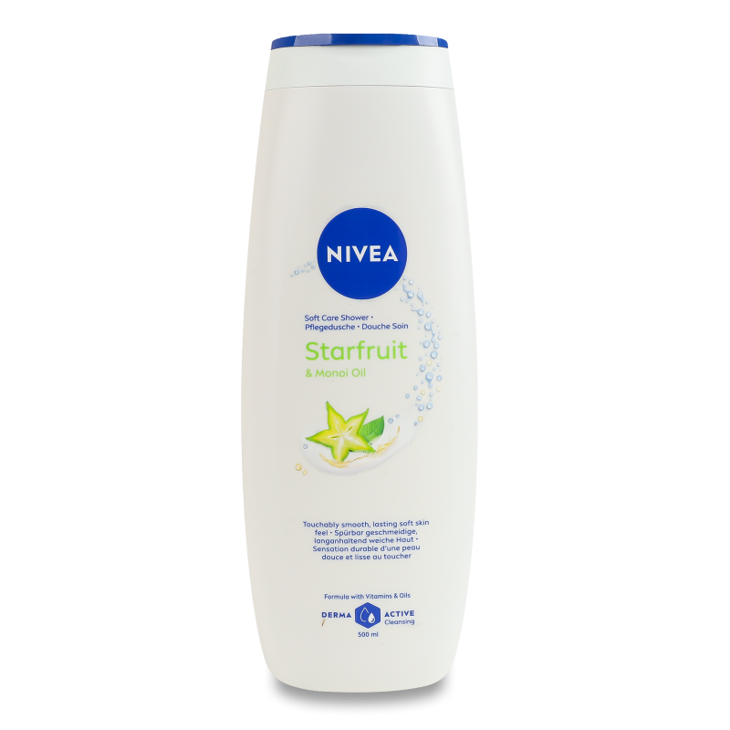 Гель-догляд д/душу Карамболь та олія моної 500мл Nivea