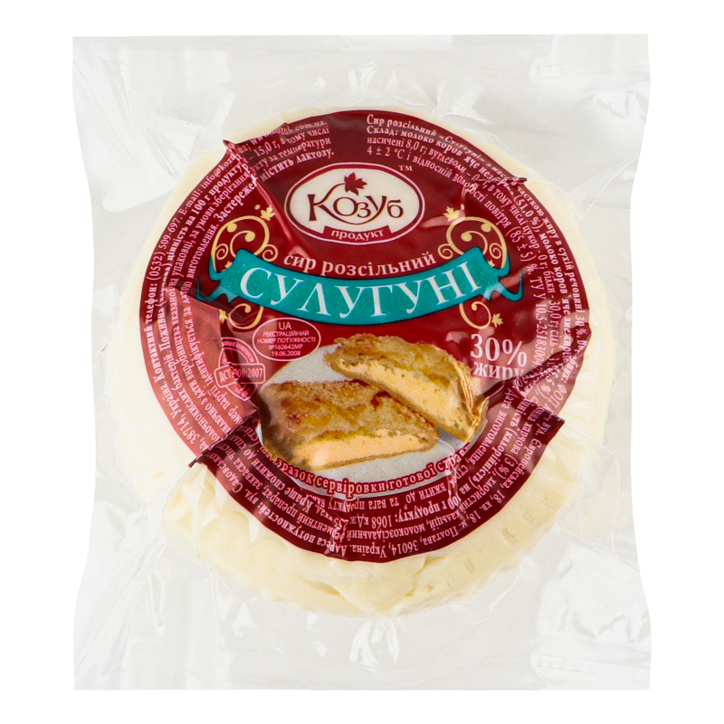 Сыр 30% рассольный Сулугуни Козуб продукт кг Козуб продукт: купить в ...
