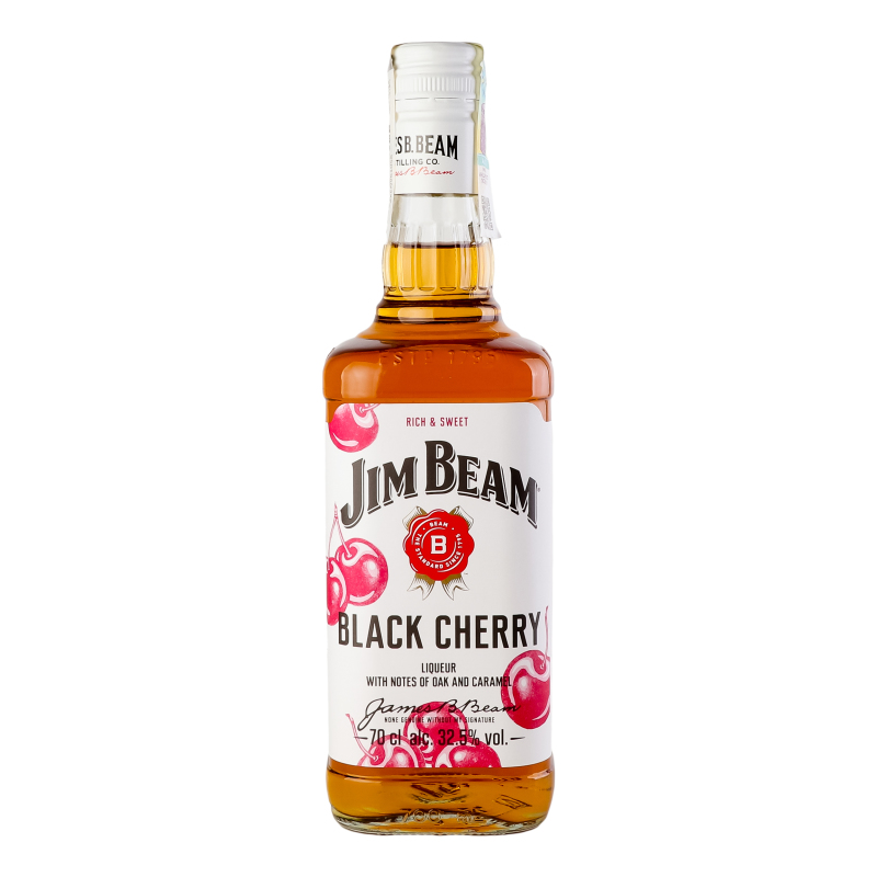 Ликер 0.7л 32.5% крепкий Black Cherry Red Stag Jim Beam бут Jim