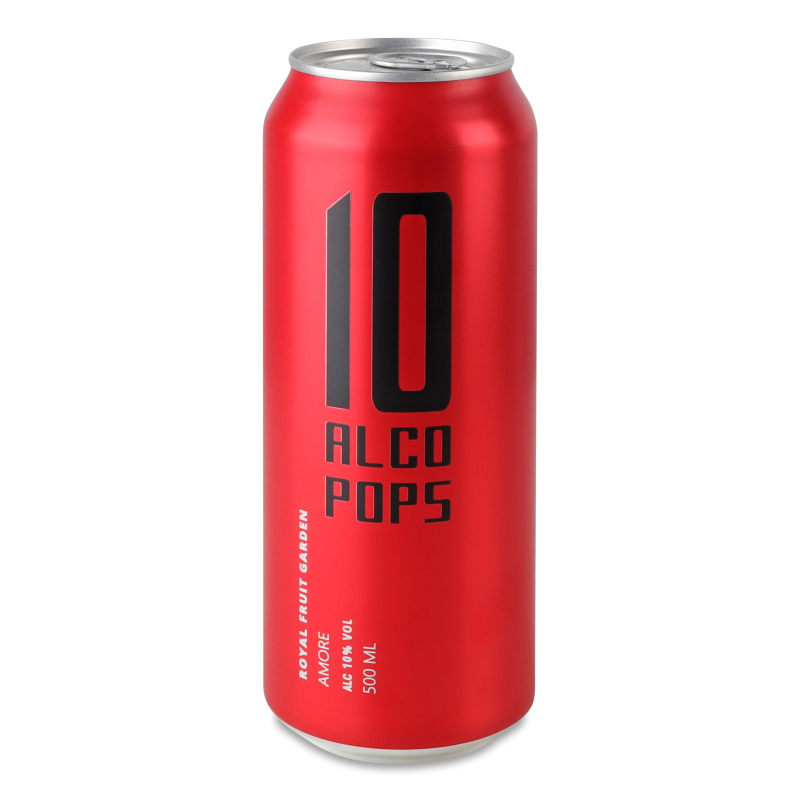 Напій зброджений Amore газований 10% 0,5л ж/б Alco Pops